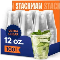 Stack Man 12 oz Cold Cups, 100-Pack